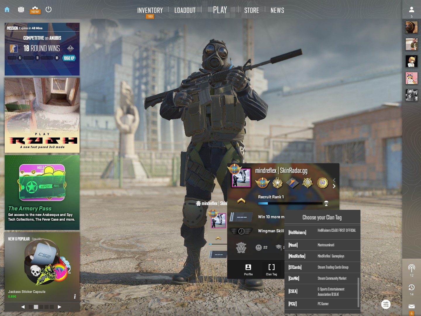 CS2 Clan Tag Option