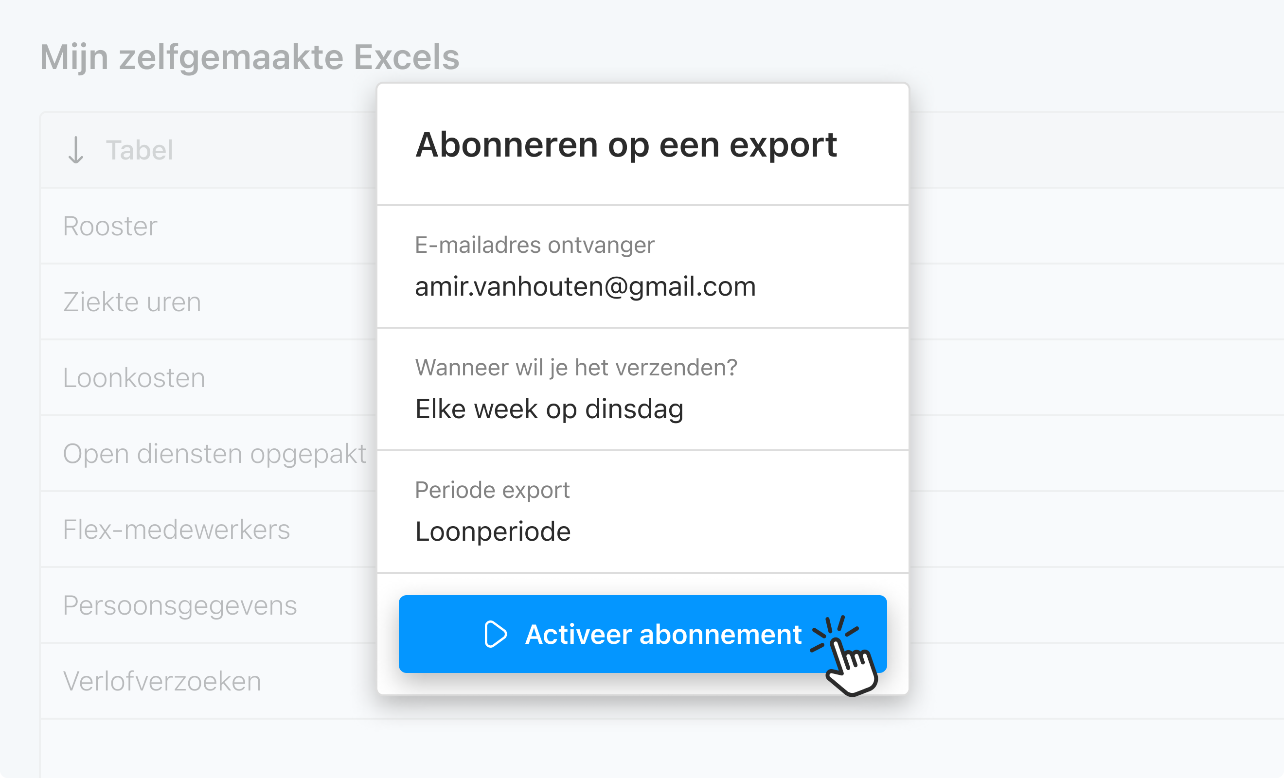 Eitje dashboard preview