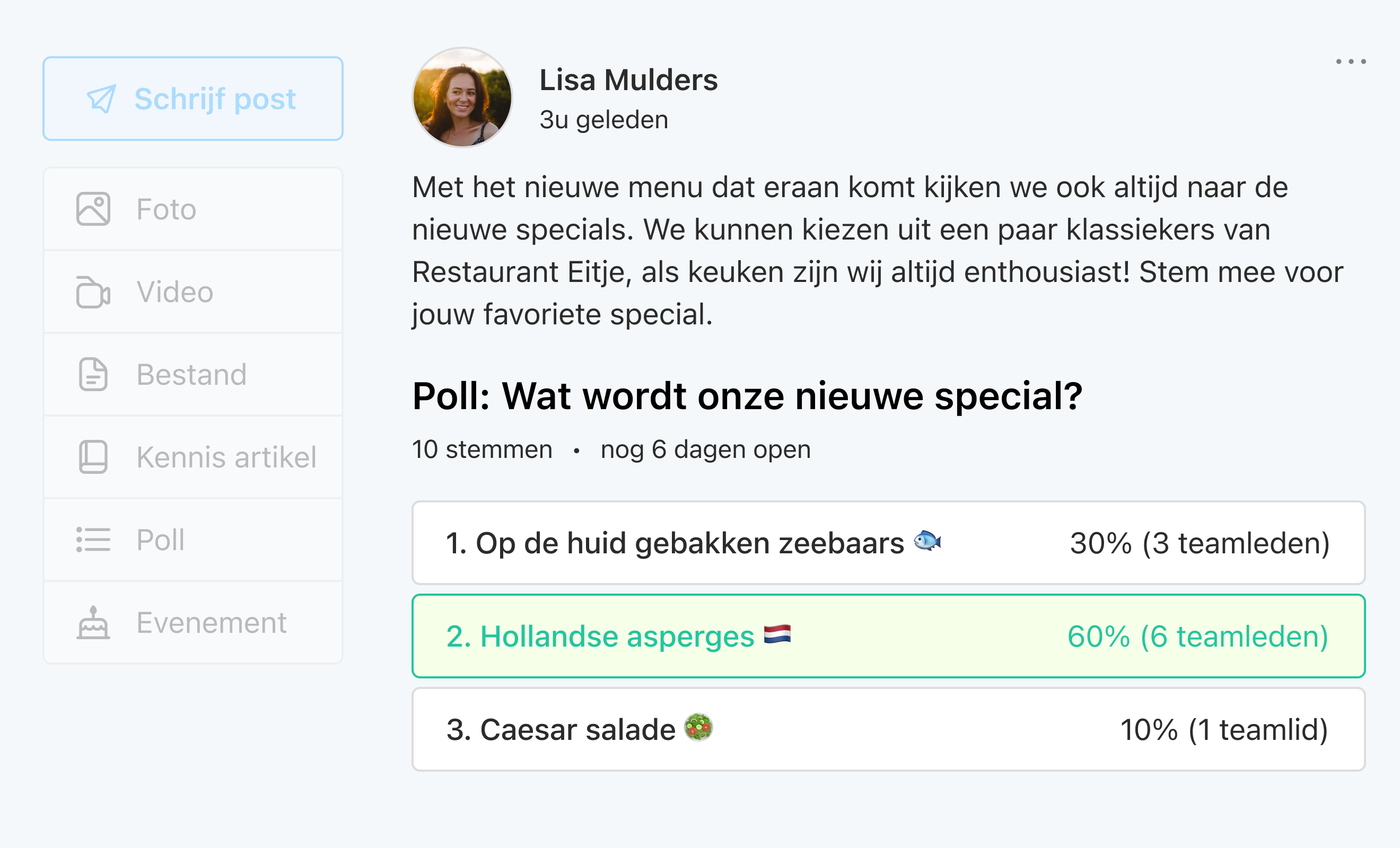 Eitje dashboard preview