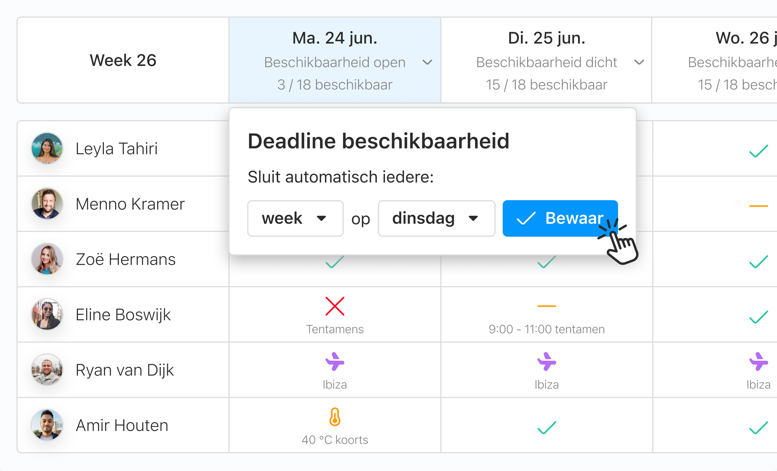 Eitje dashboard preview