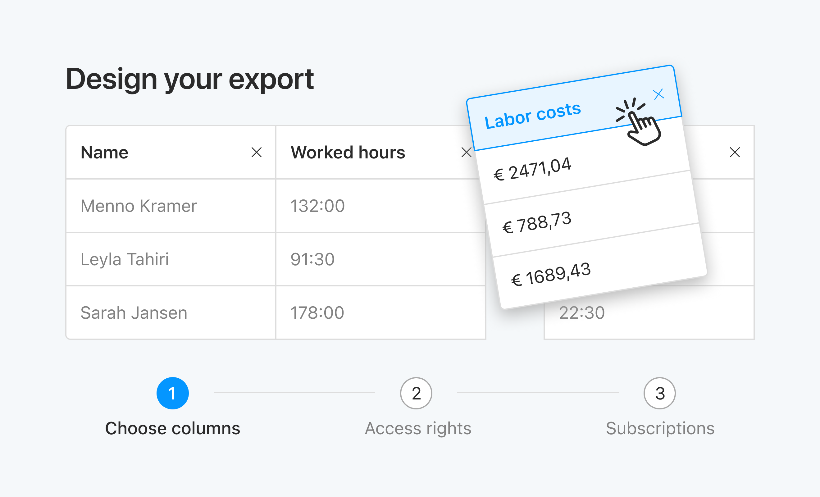 Eitje dashboard preview