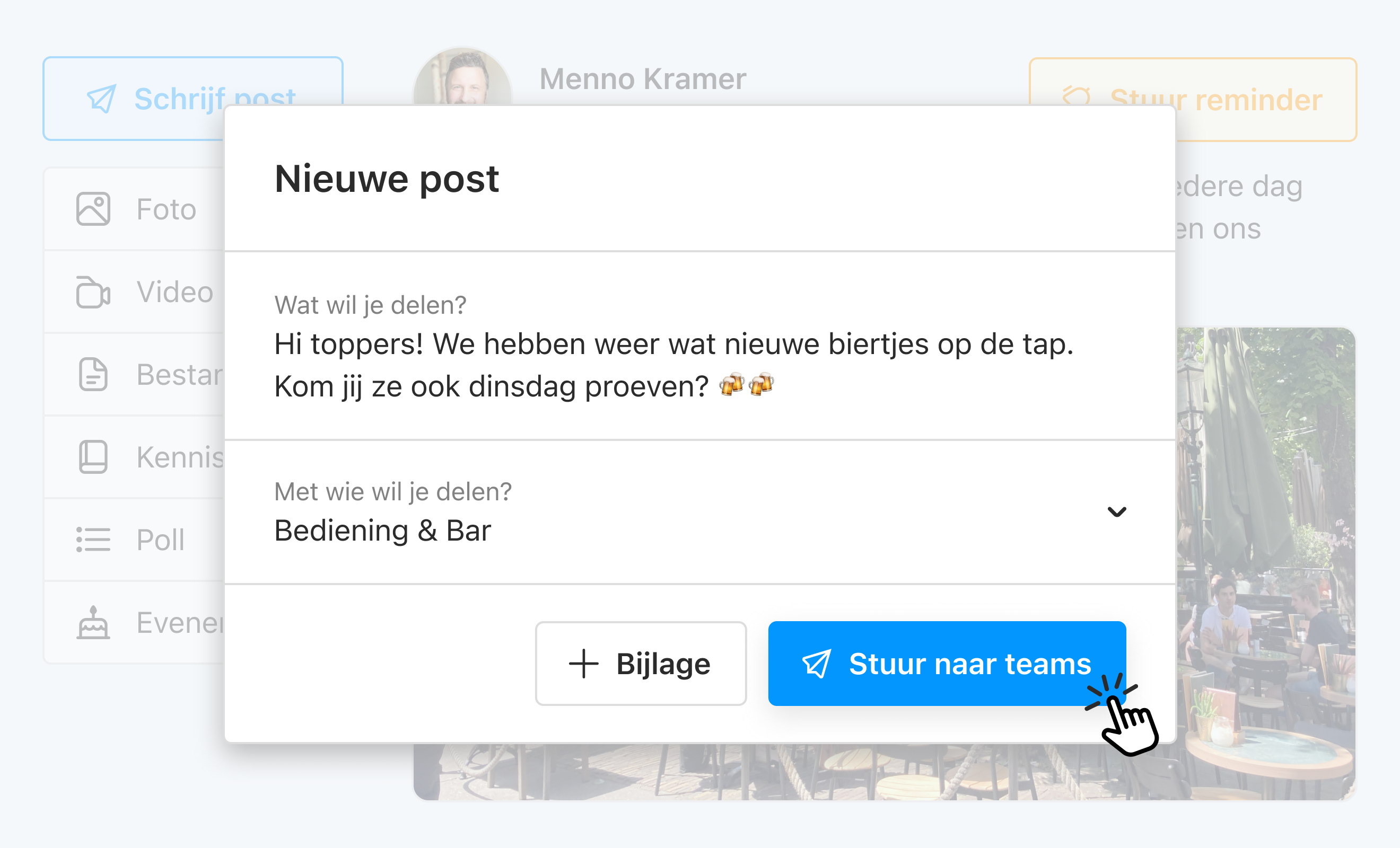 Eitje dashboard preview