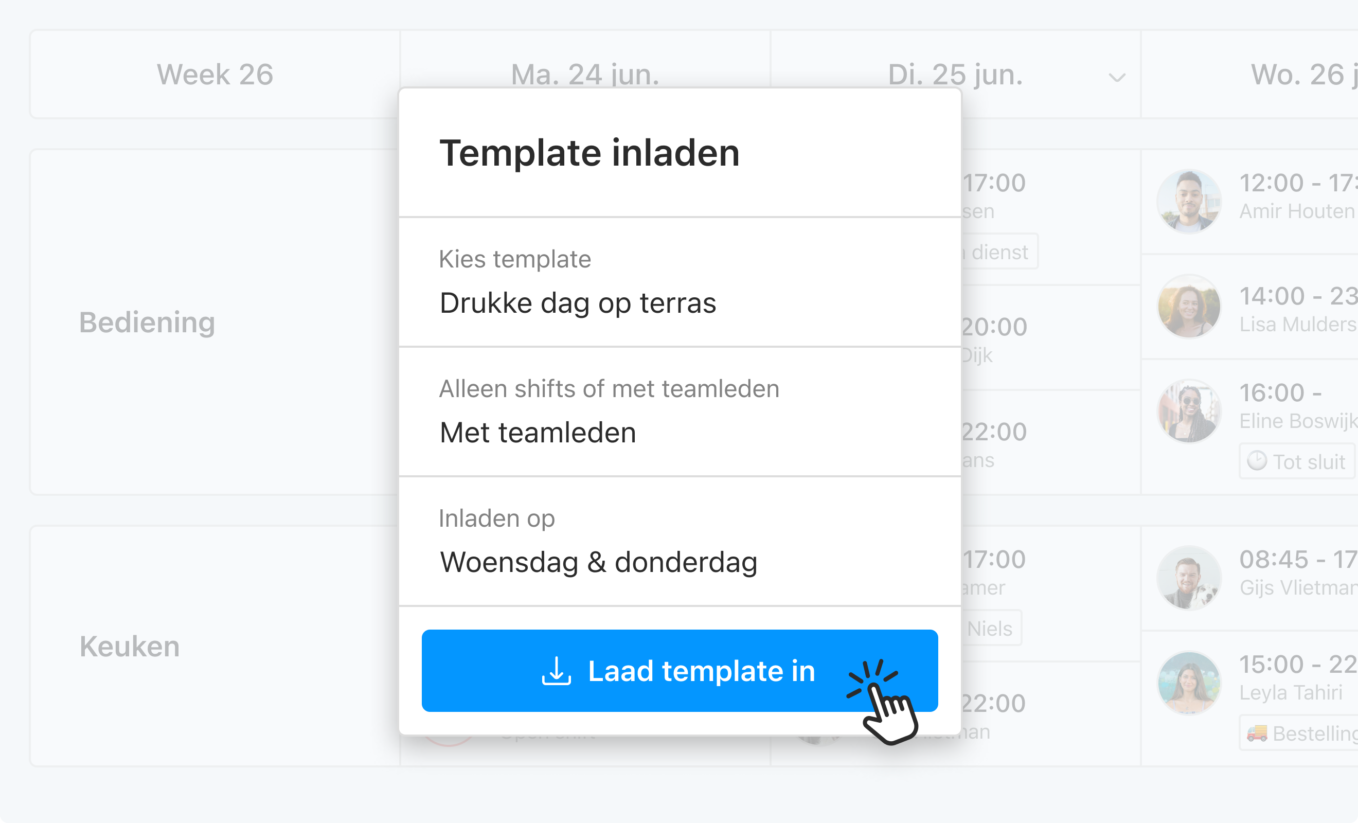 Eitje dashboard preview