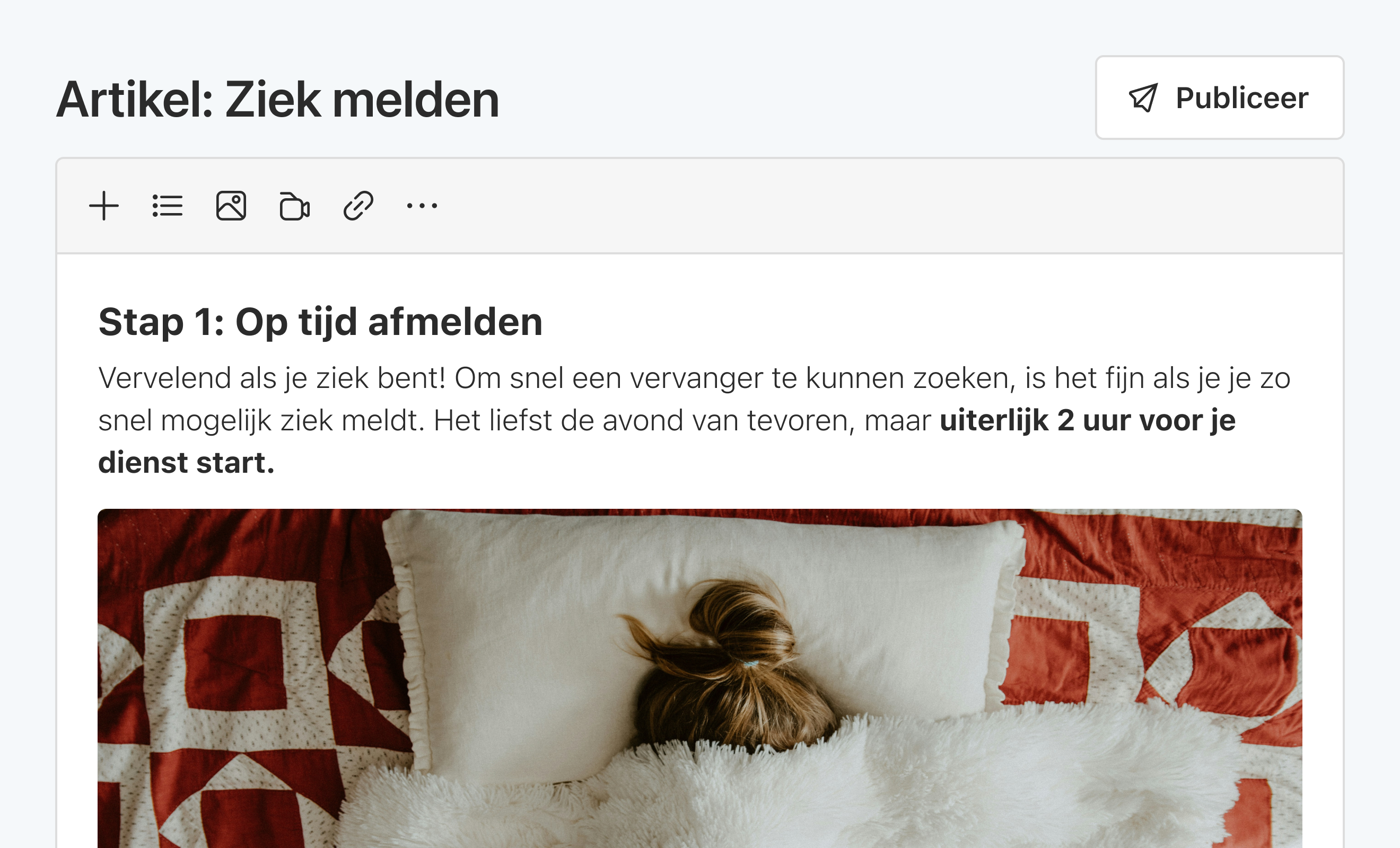 Eitje dashboard preview