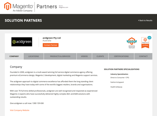 Magento Commerce Partners