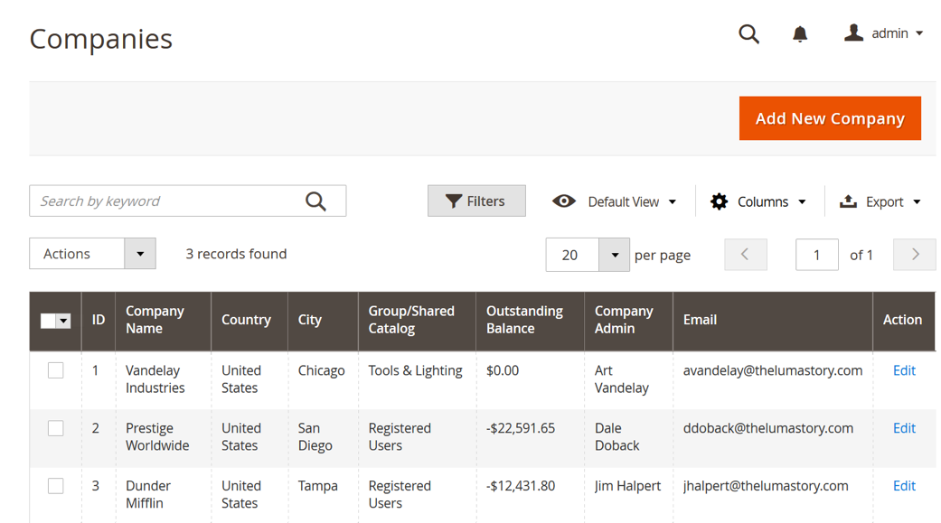 Magento 2 for Business to Business (B2B) Commerce - Features Overview