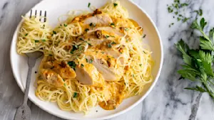 Angel Chicken Pasta Bake