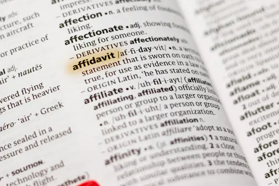 What is an Affidavit?–1