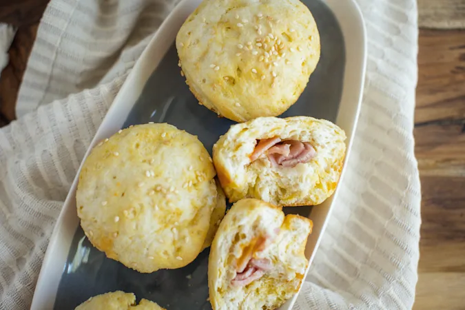 Cheesy Stuffed Biscuits