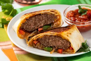 Fajita Burger Wrap