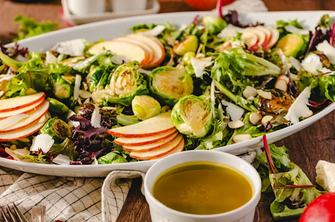 Honeycrisp Brussel Salad