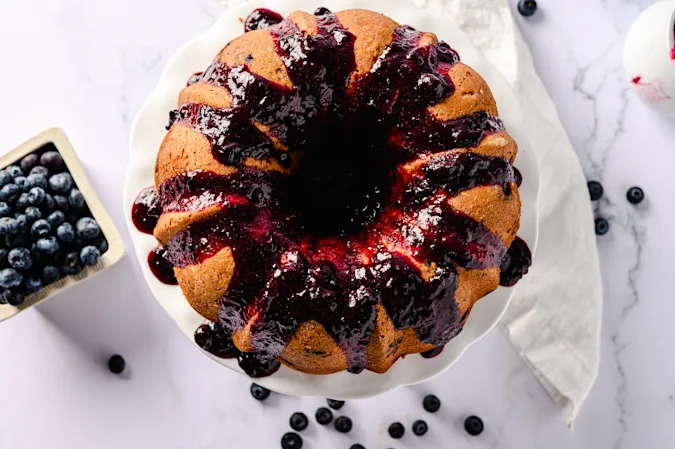 Blueberry Bundt Cake 6
