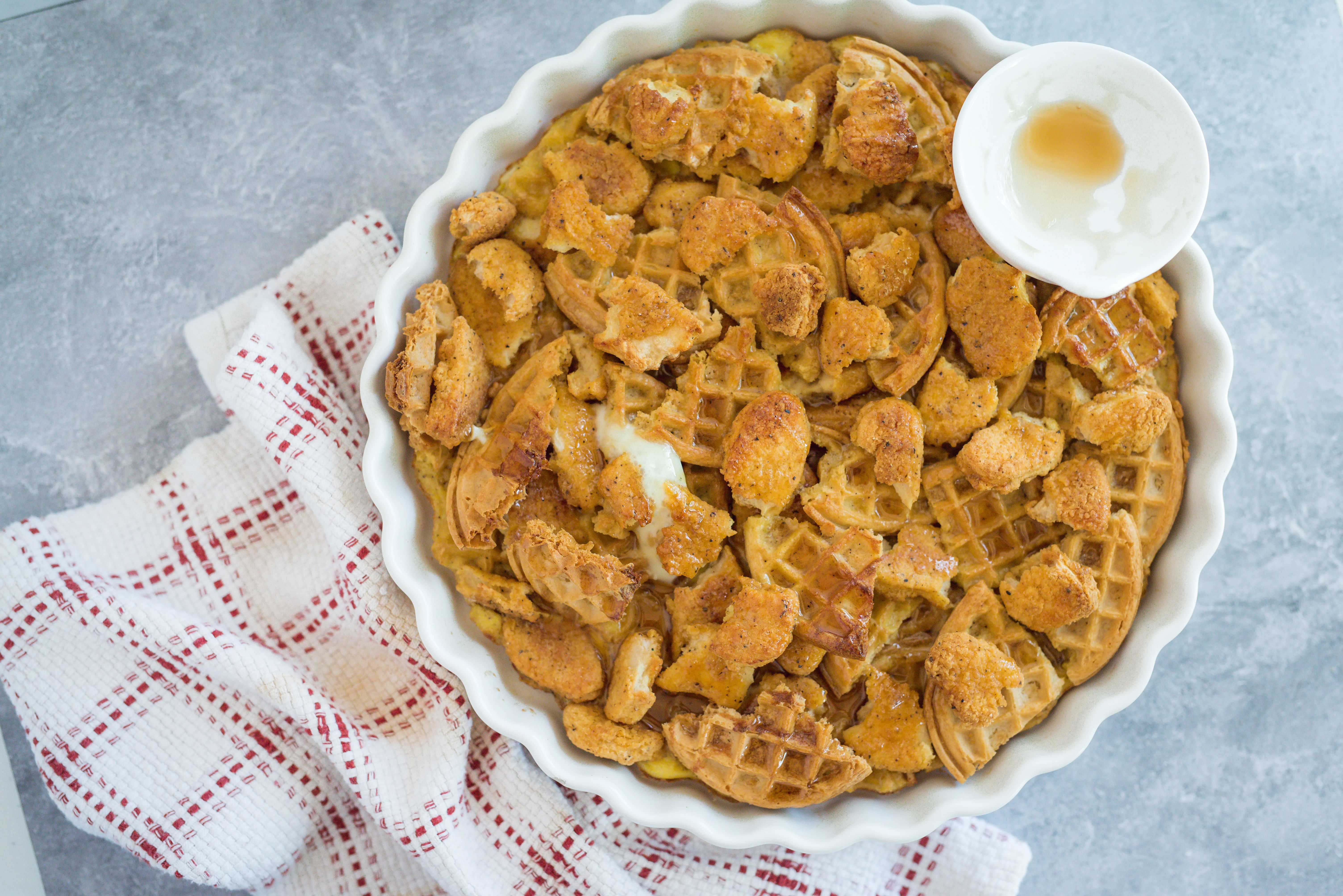 Chicken 'n Waffles Casserole | Cooking Professionally
