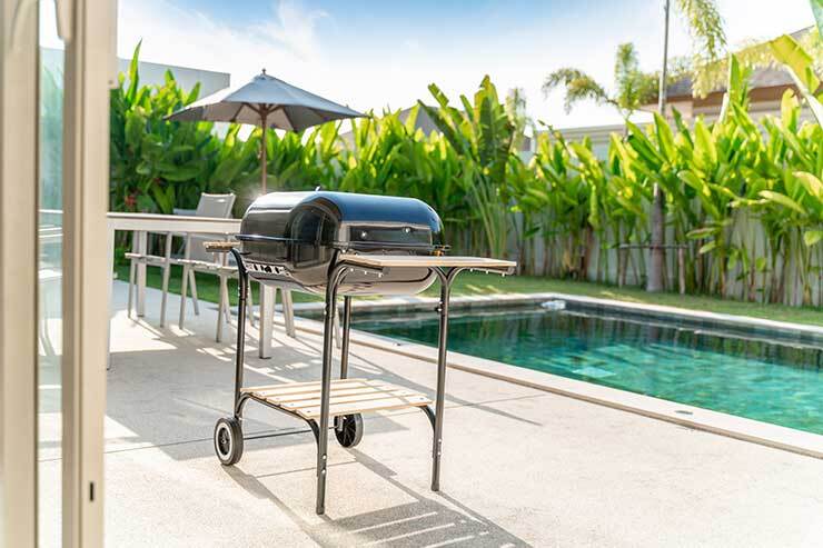  What do you call a BBQ by the pool? image