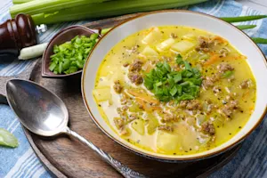 Double Cheeseburger Soup