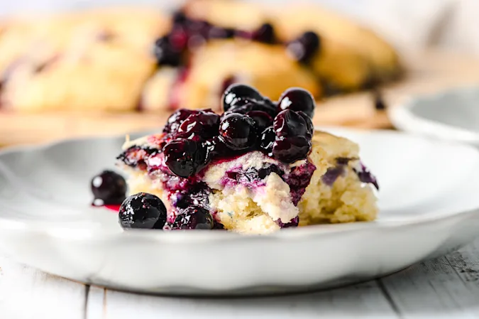Blueberry Cream Biscuits