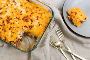 Bacon Cheeseburger Shepherd's Pie
