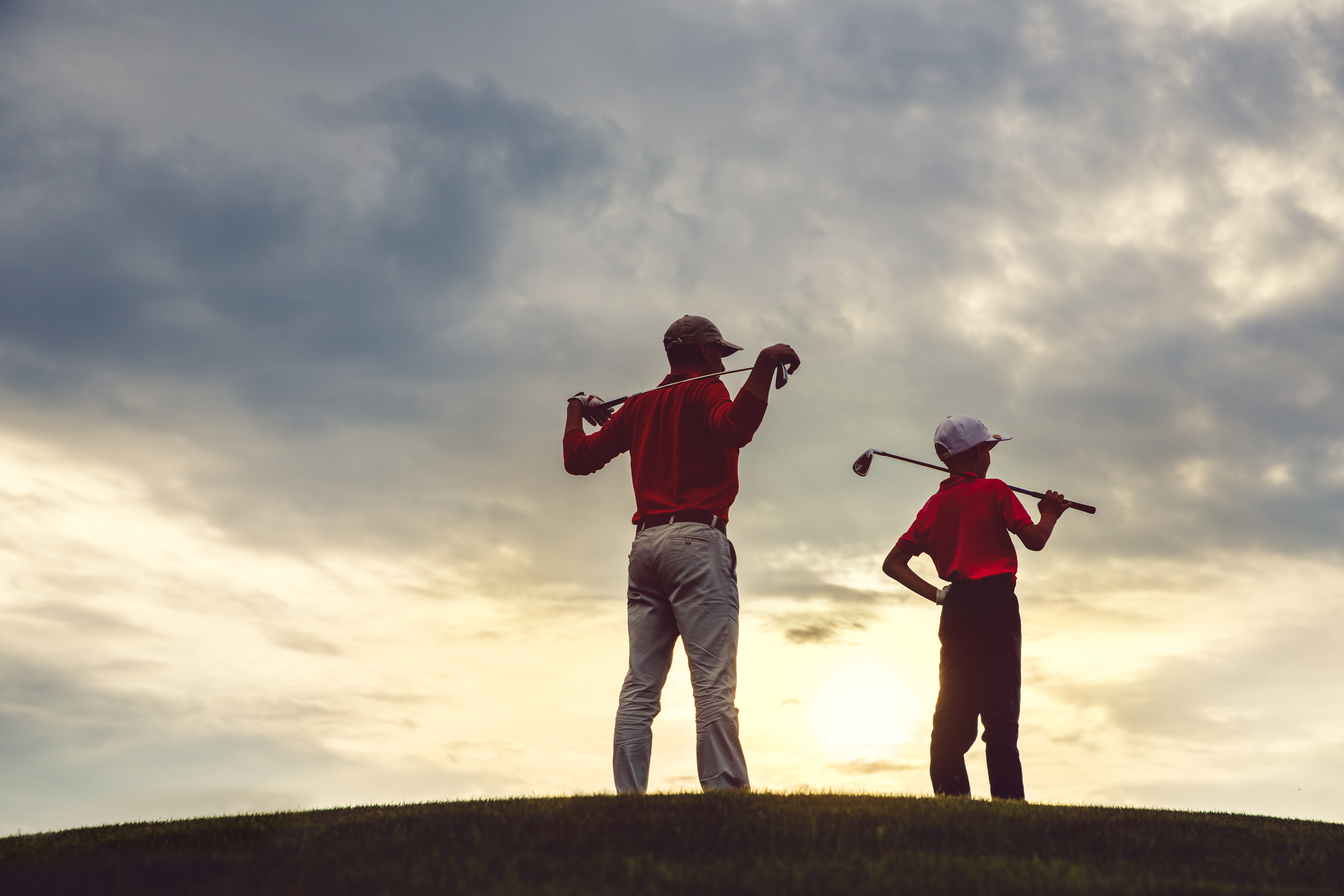 What did the golfer dad want for Father's Day? image
