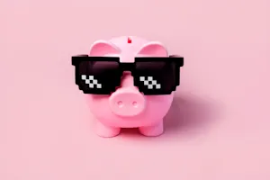 Why do pigs tell jokes? image