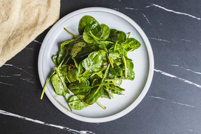 Quick Spinach Salad