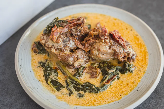 Crockpot Tuscan Chicken