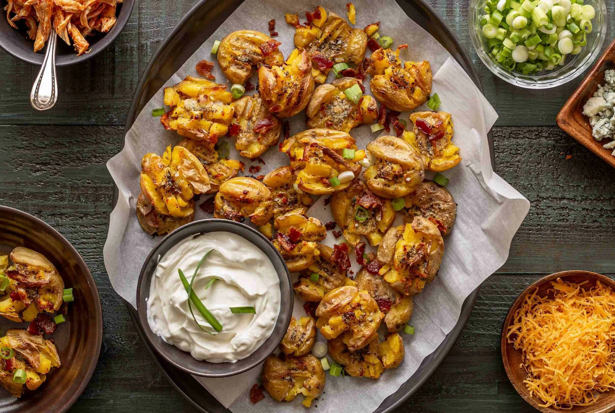 World's Best Crispy Ranch Smashed Potatoes | Heartland Cooking