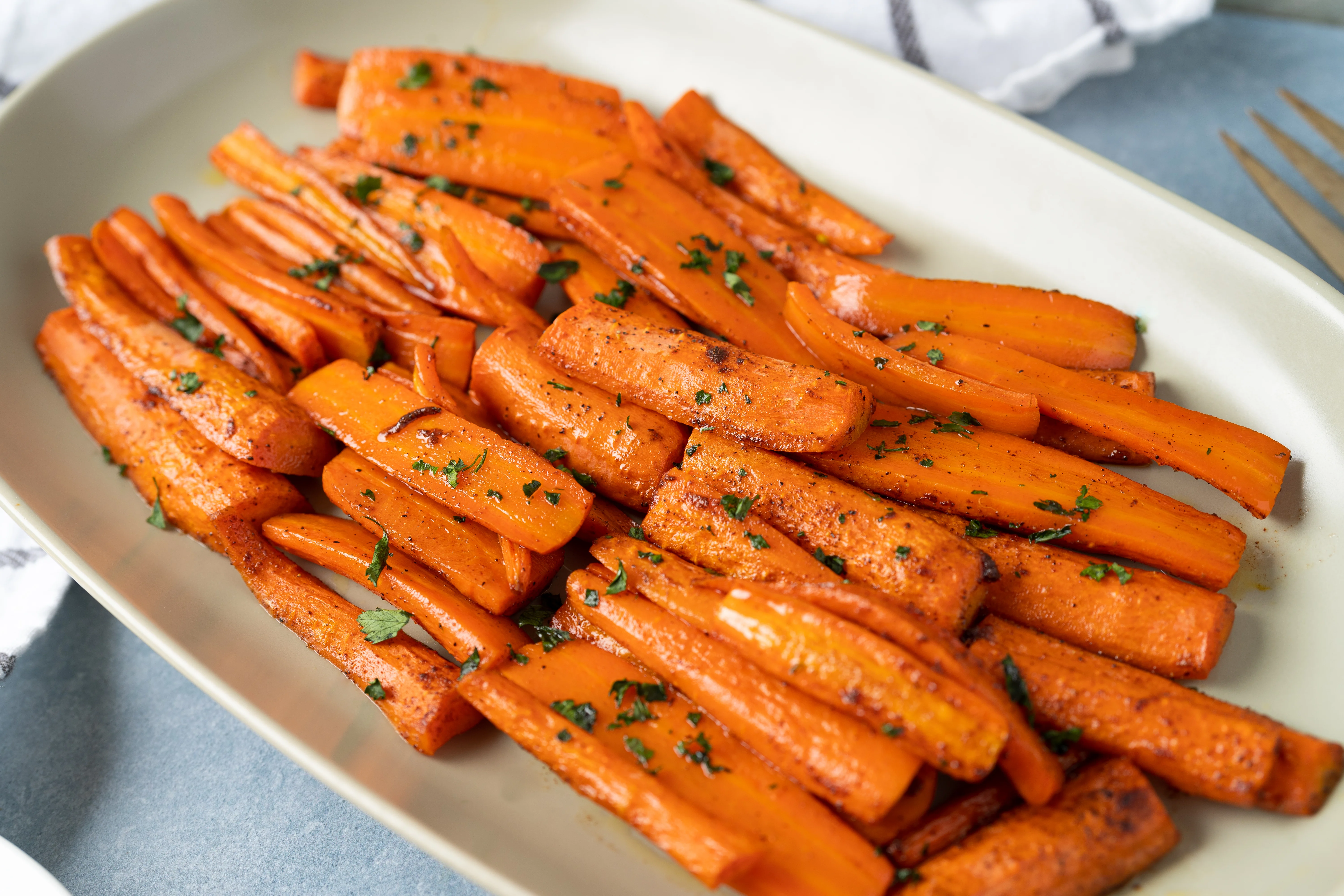 Roasted Brown Sugar Carrots | Command Cooking
