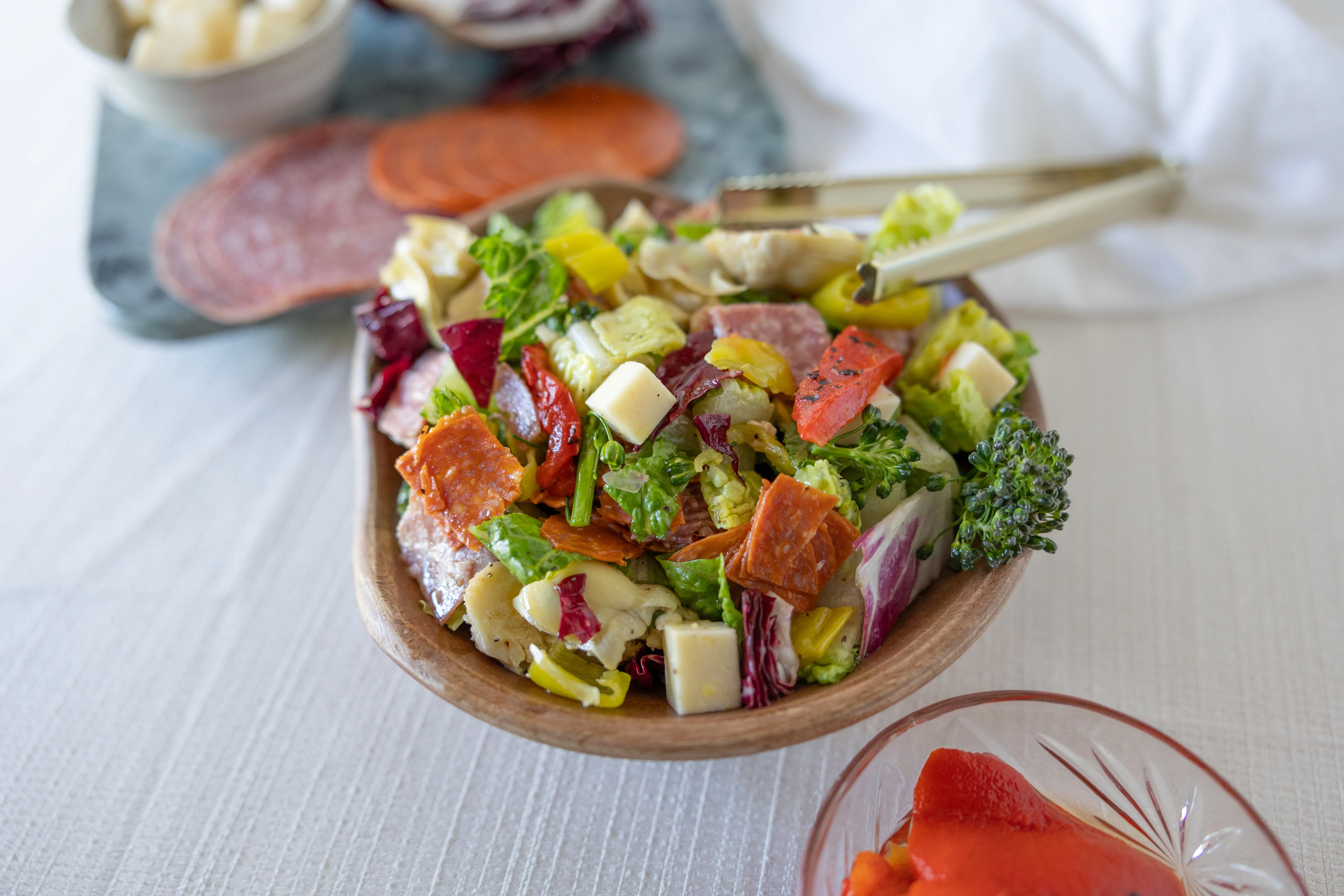 Fresh Italian Chopped Salad | Mama's Cooking