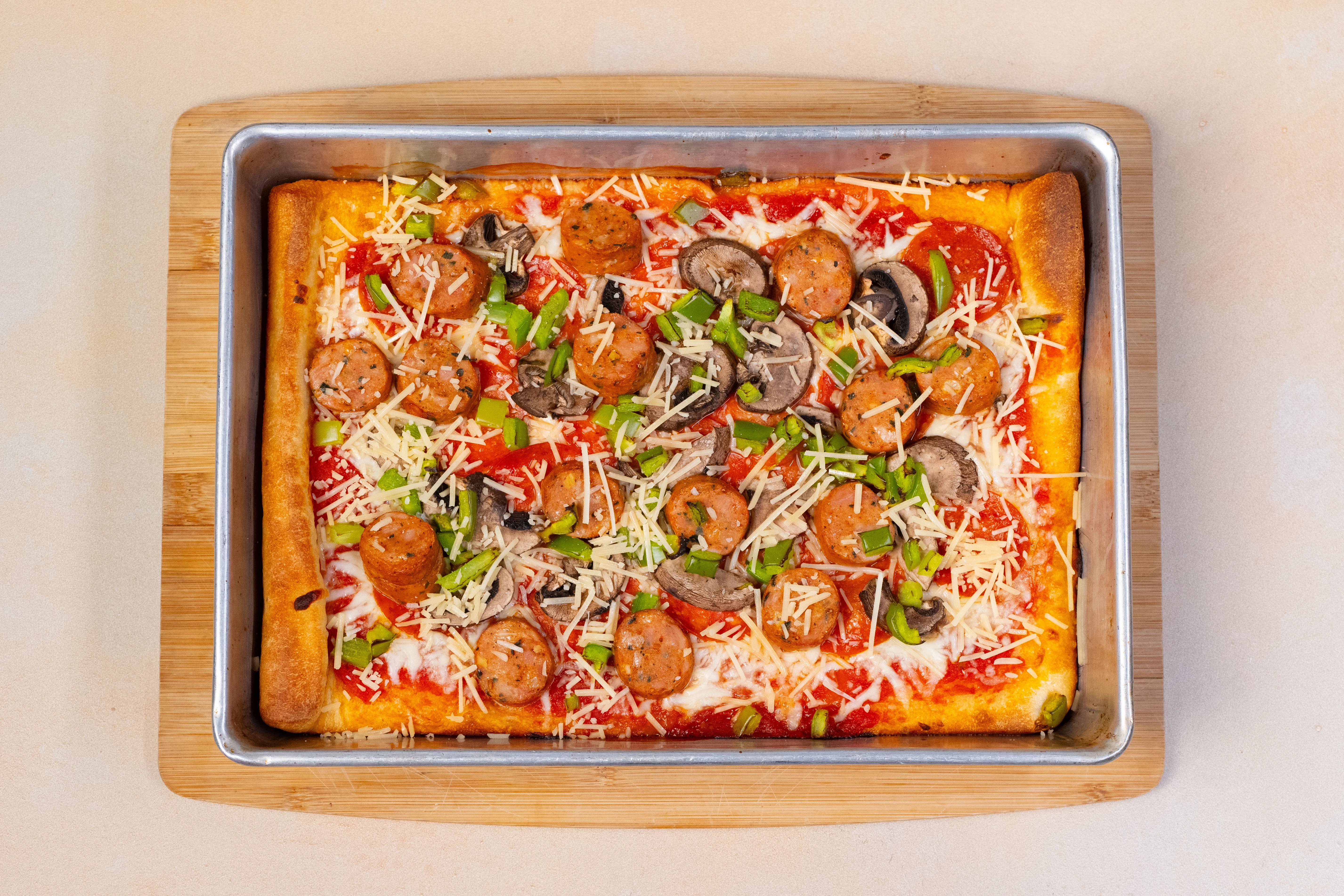 Homemade Sheet-Pan Pizza | Mama's Cooking