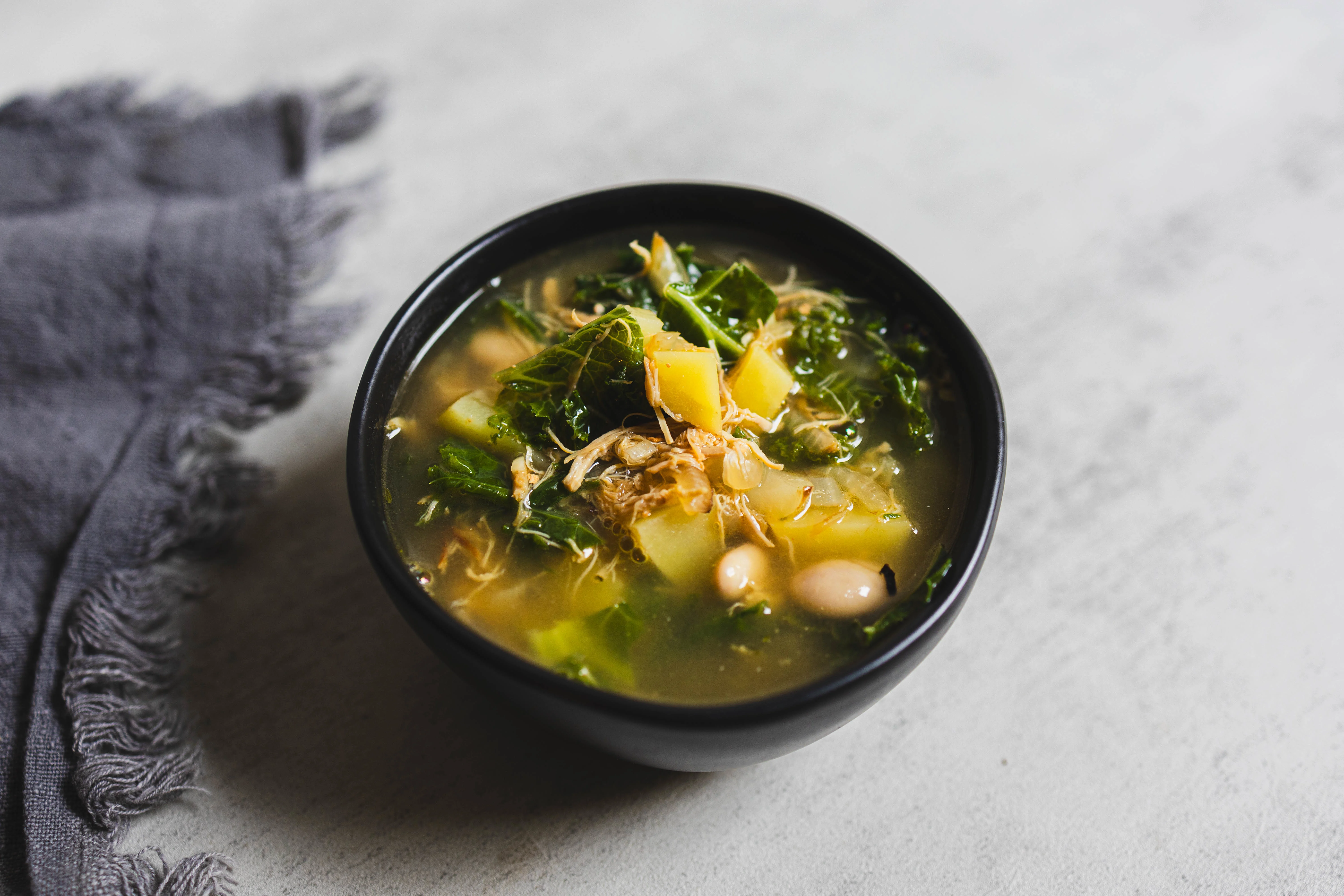 Skinny Chicken Kale Soup | Cooking Professionally