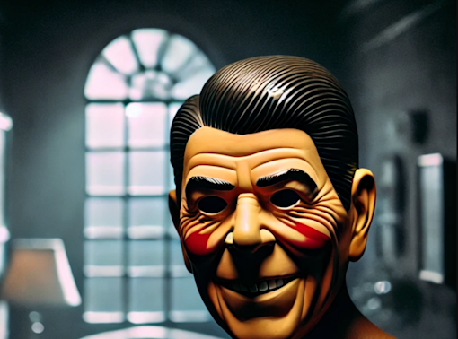 Naked Intruder in Reagan Mask: New Year’s Eve Nightmare-1