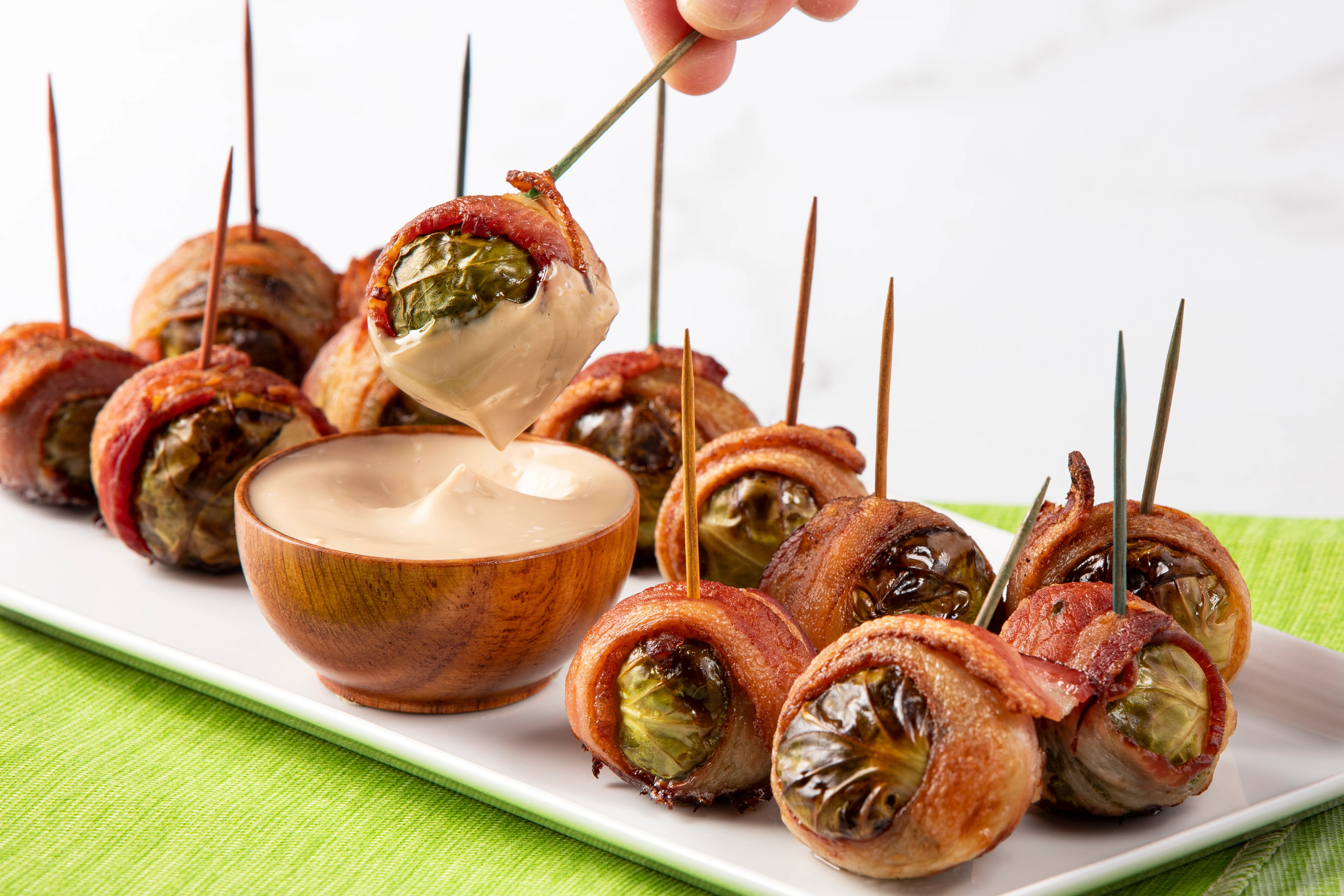 Bacon-Wrapped Brussels | Cooking Professionally