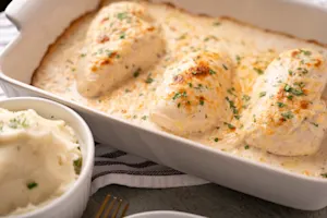 Bake Cream of Mushroom Chicken