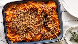 Eggnog Sweet Potato Bake