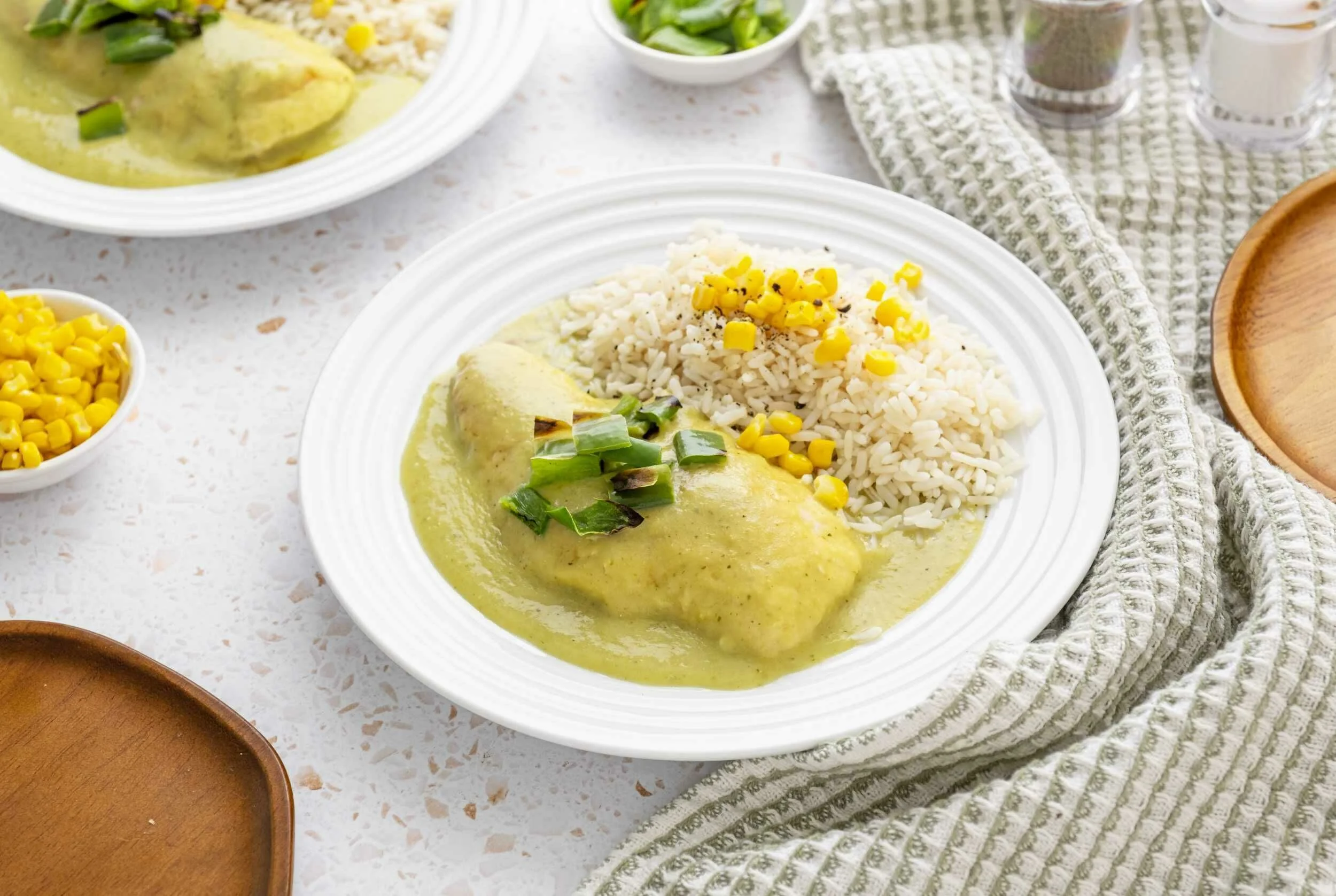 Chicken with Creamy Poblano Sauce | Recipes Direct