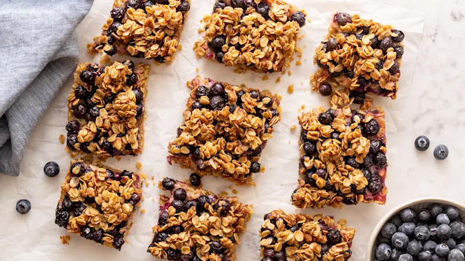 Blueberry Oat Squares 2