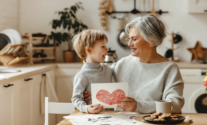 Why are grandparents and grandchildren always close to each other? image