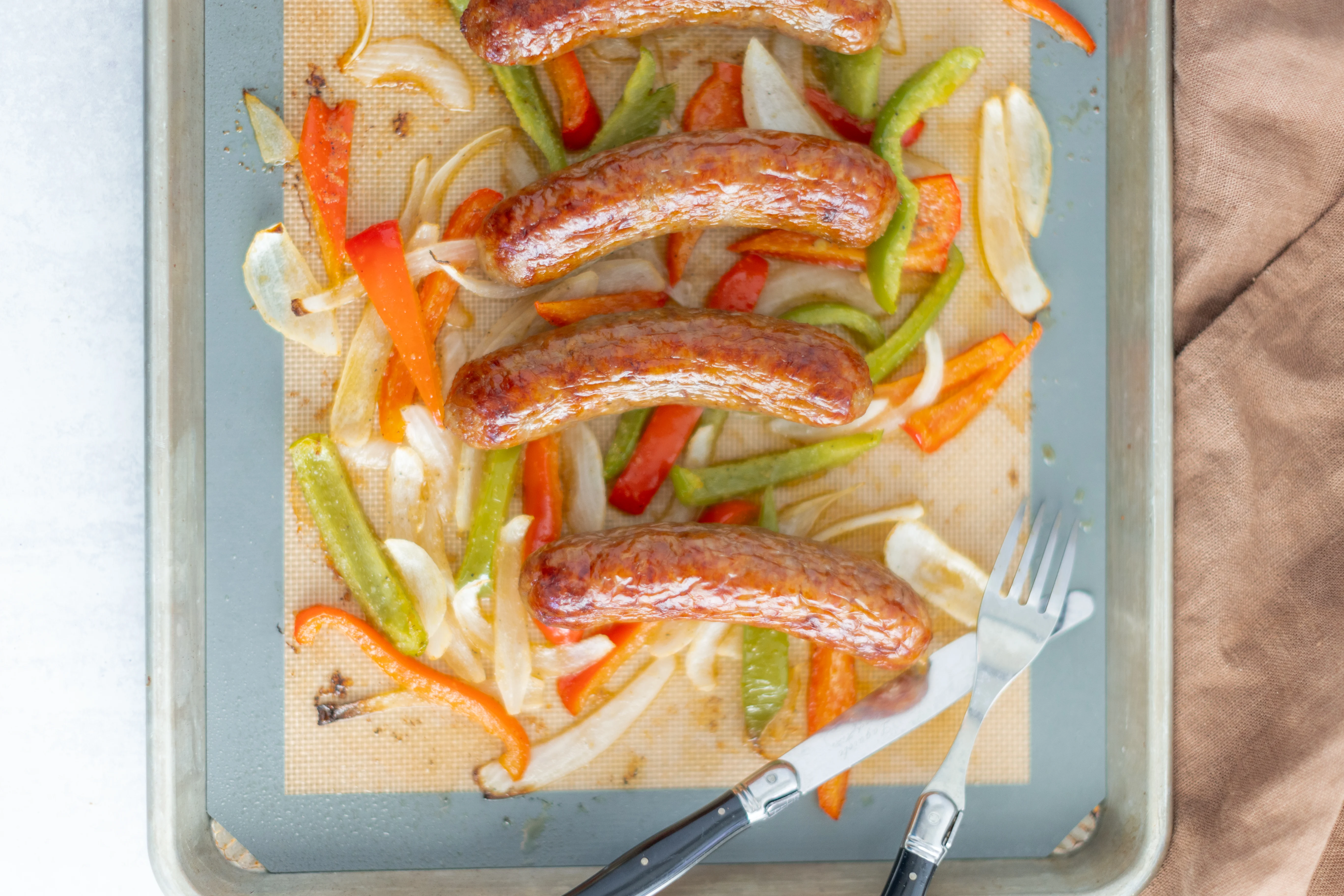Juicy Sausage Sheet-Pan Dinner | Command Cooking