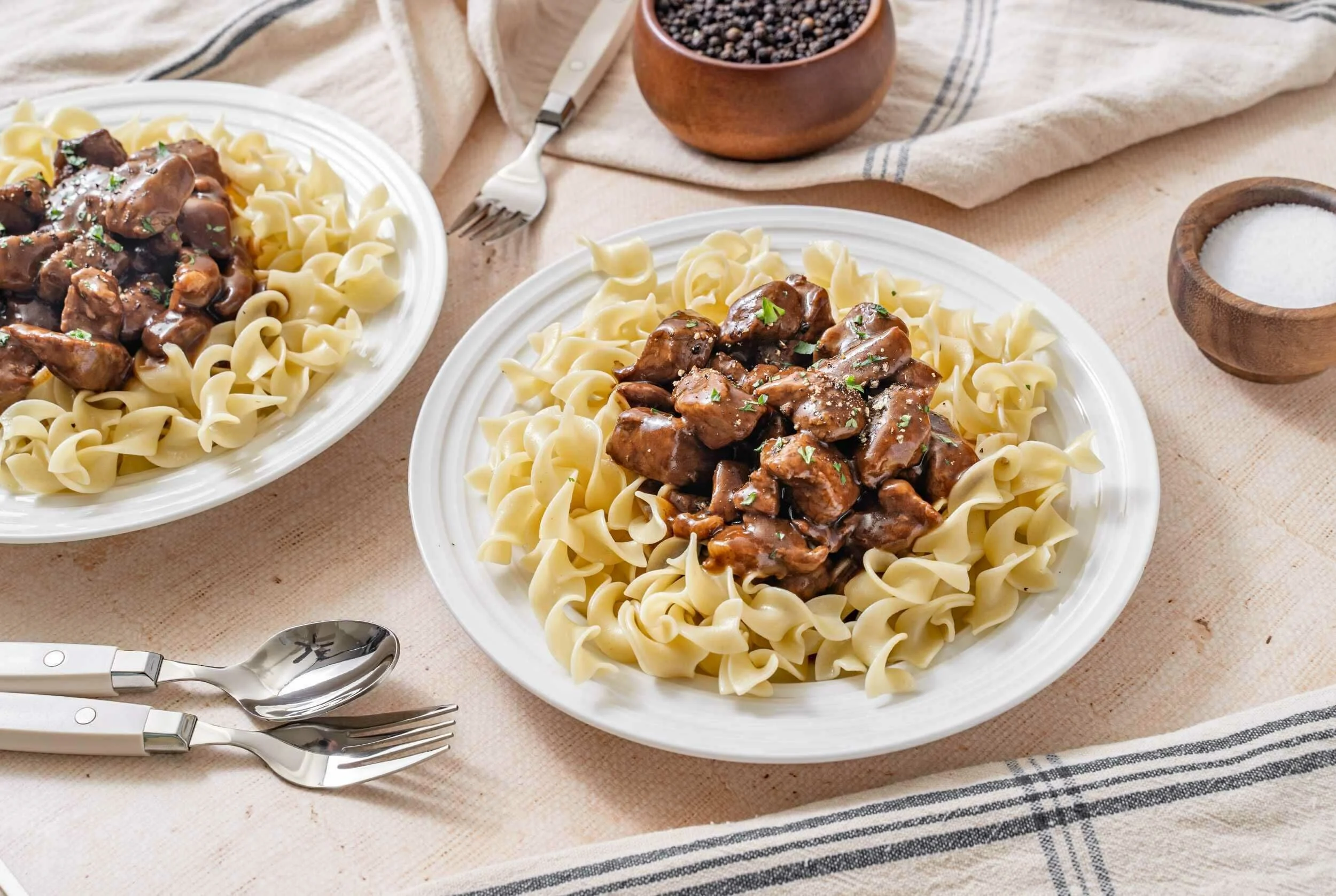 Pressure Cooker Classic Beef & Noodles | Cooking Professionally