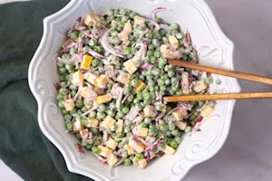 Cheesy Pea Salad