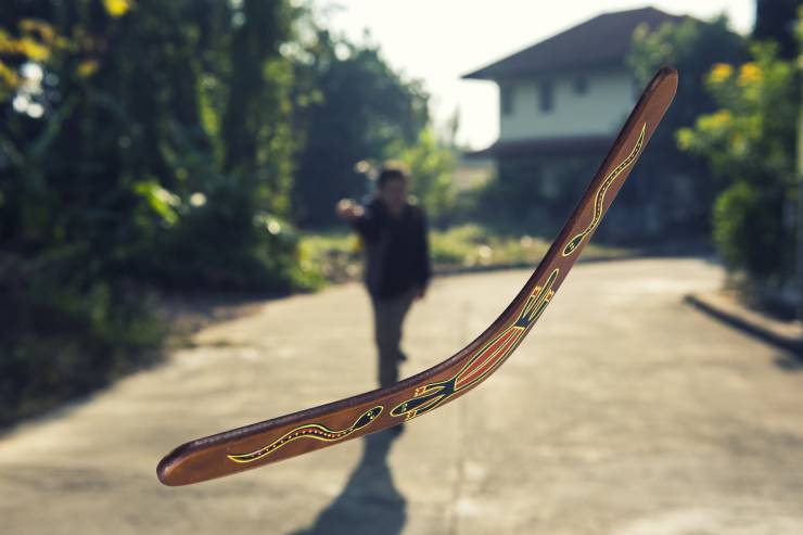 Did you ever hear the joke about a boomerang? image