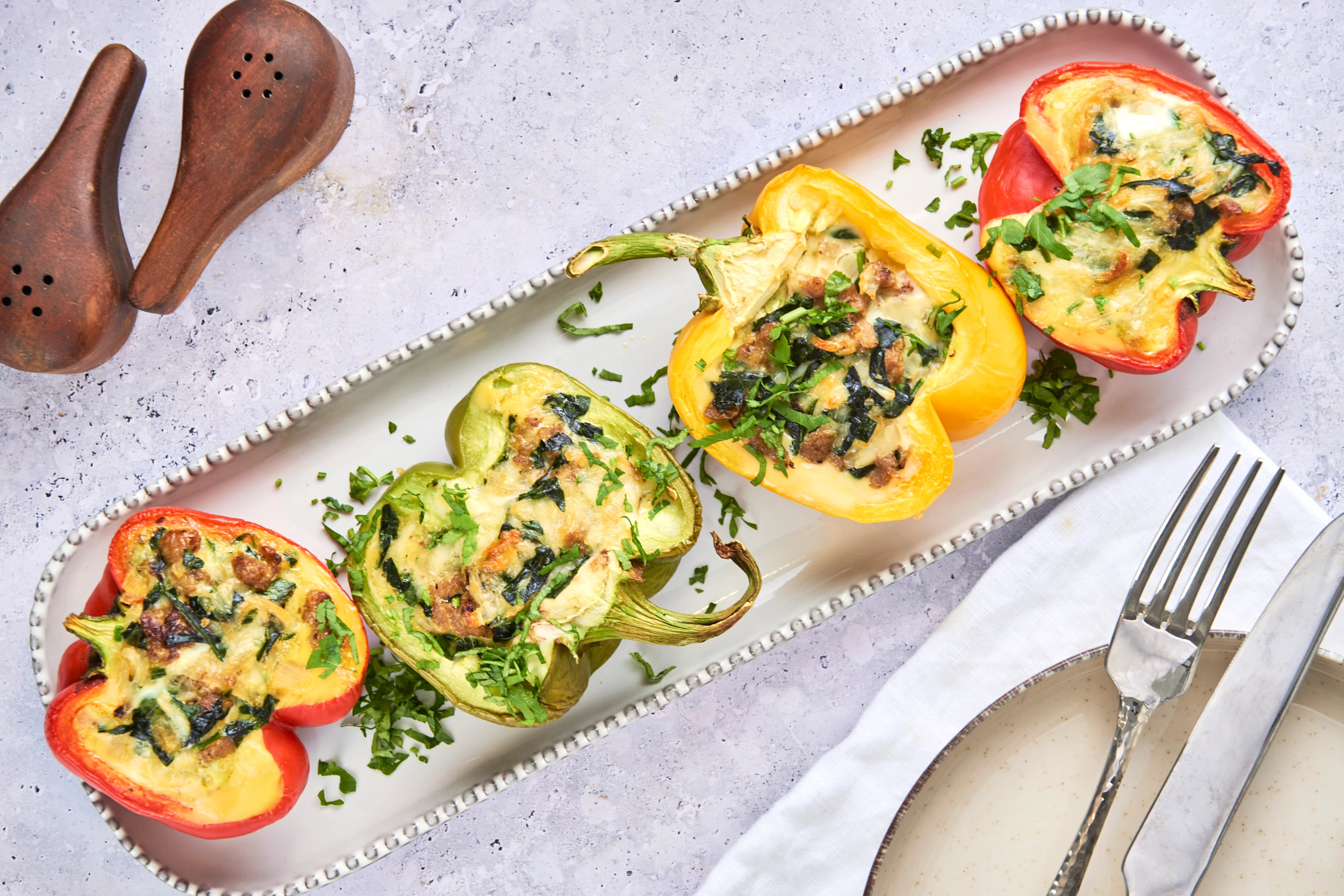 Stuffed Breakfast Peppers | Recipe Saver