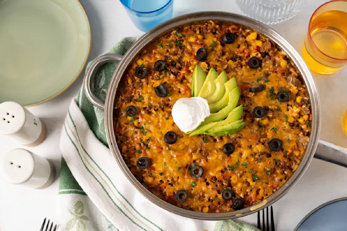 Tex-Mex Rice Skillet-116