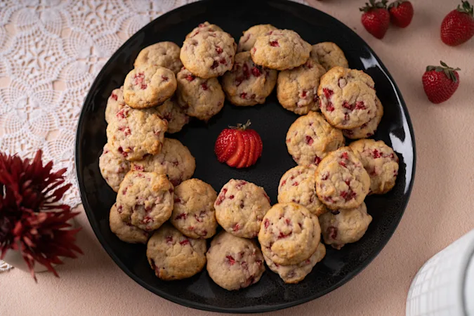Fresh Strawberry Cookies