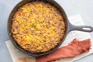 Cheesy corn pudding