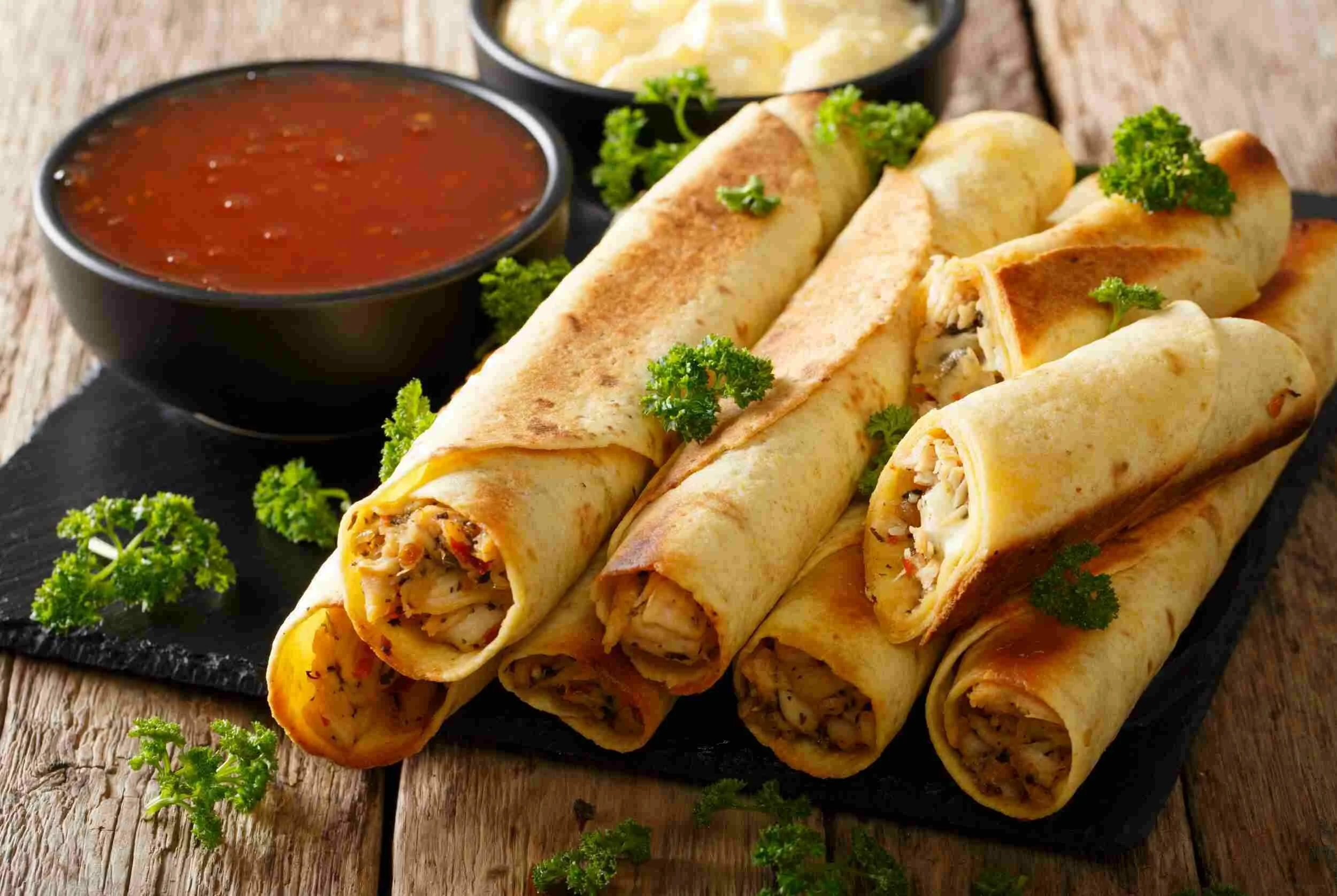 Homemade Chicken Taquitos | Cooking Professionally