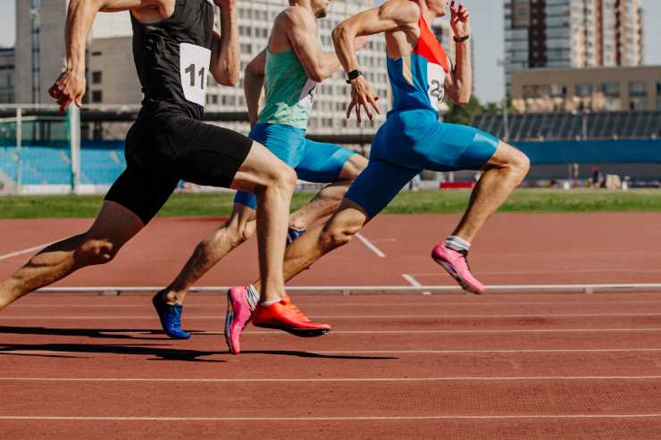  What do sprinters eat before a race? image