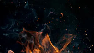 What do you call a flame who stays out partying all night? image