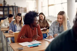 What's the most talkative class period in high school? image