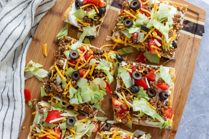 Taco Crescent Pizza-7